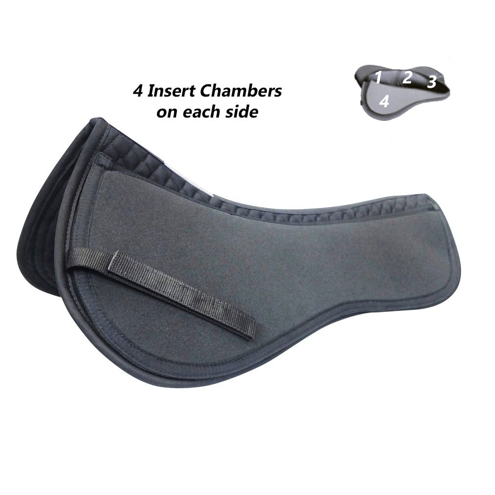 saddle pad with shims