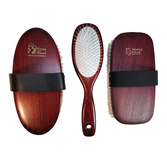 Horse Grooming Set "Gold Trio"