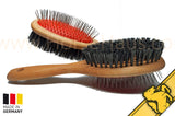 Mane & Tail Brush "Kombi" with a boar bristle side and a steel pin side