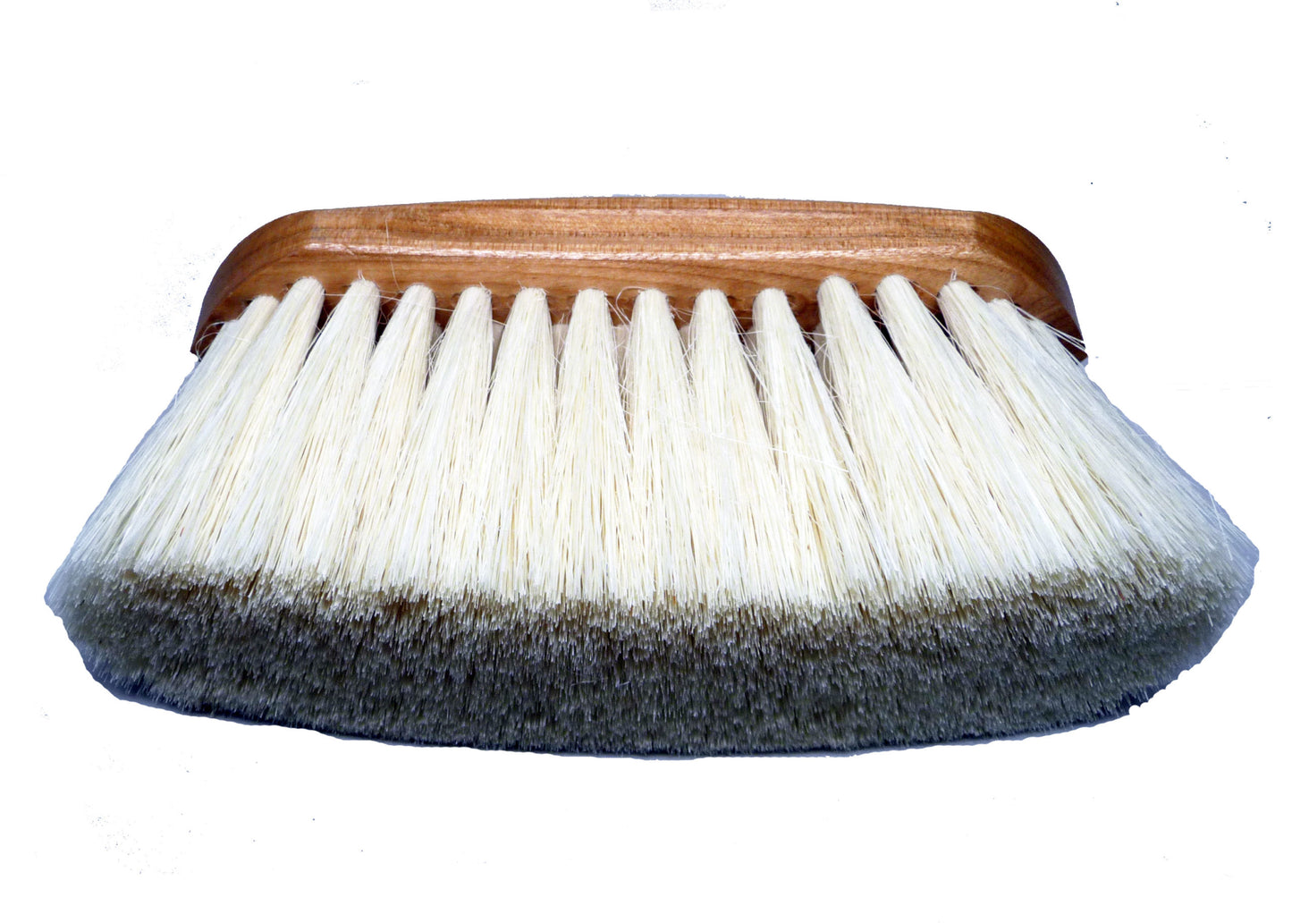a horse dandy brush with natural long bristles