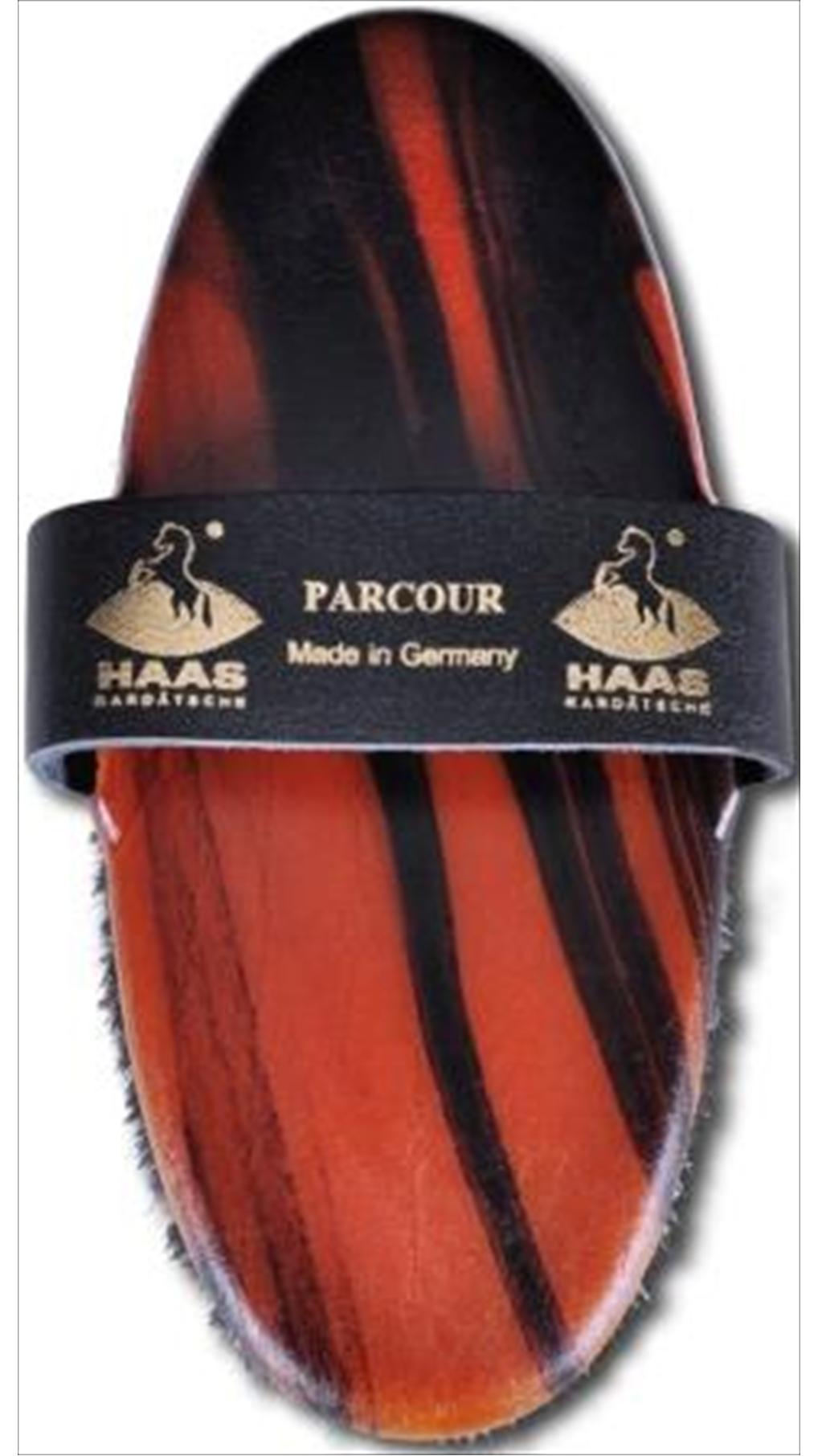 Haas Parcour Horse Body Brush | Medium Firm Finishing Brush